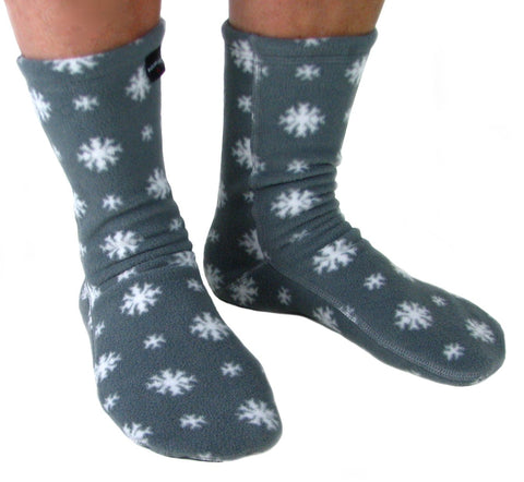 Polar Feet Adult Fleece Socks - Snow – Polar Feet® Ltd