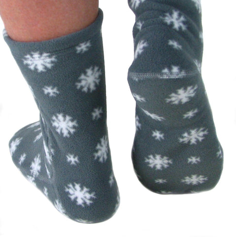 Polar Feet Adult Fleece Socks - Snow – Polar Feet® Ltd