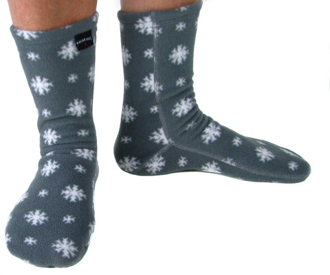 Polar Feet Adult Fleece Socks - Snow – Polar Feet® Ltd