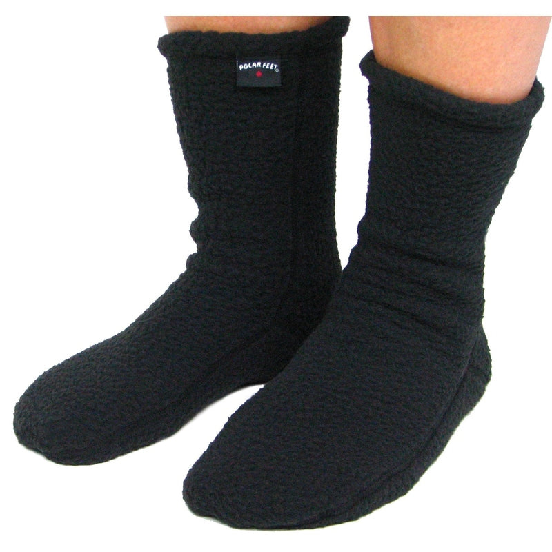 Polar Feet Supersoft Fleece Socks - Black